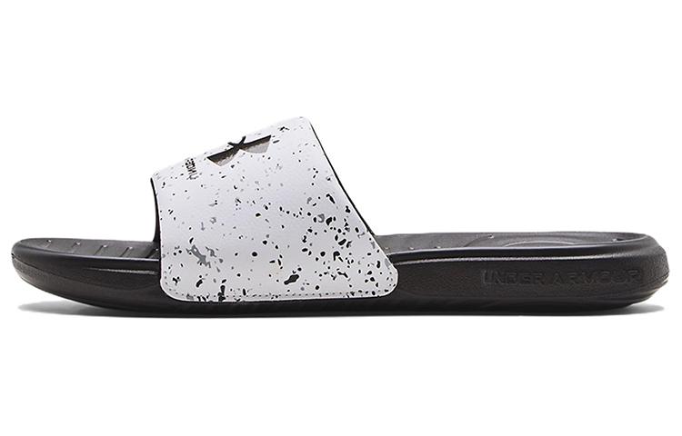 Шлепанцы Under Armour Ansa Graphic Slide White Jet Grey Speckled 3024434-106 41