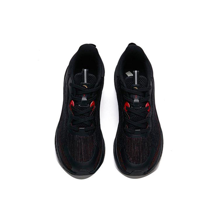 Anta Mesh Comfortable Breathable Low-Top Running Shoes Men Sneakers Black Red 112135558S-4