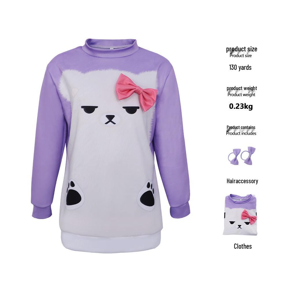 Cross5 Demon Hunter K-POP Pajamas - Mira & Zoe Bear Performance Costume