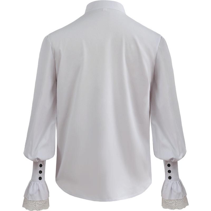 2025 Steampunk Retro Stehkragen Herrenmantel - Einfarbig Mode