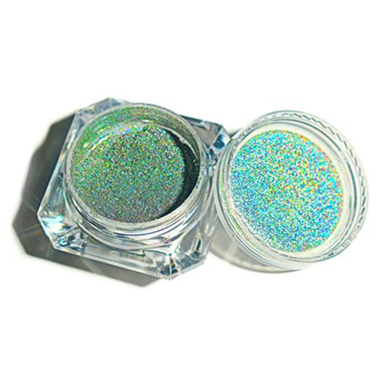 

Ультратонкий многоцветный голографический зеркальный эффект, порошок для дизайна ногтей, хромированный пигмент