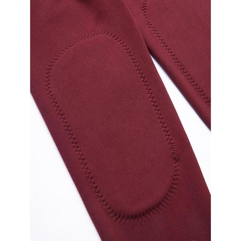 Hengyuanxiang Men's Thermal Wool Knee-Padded Pants