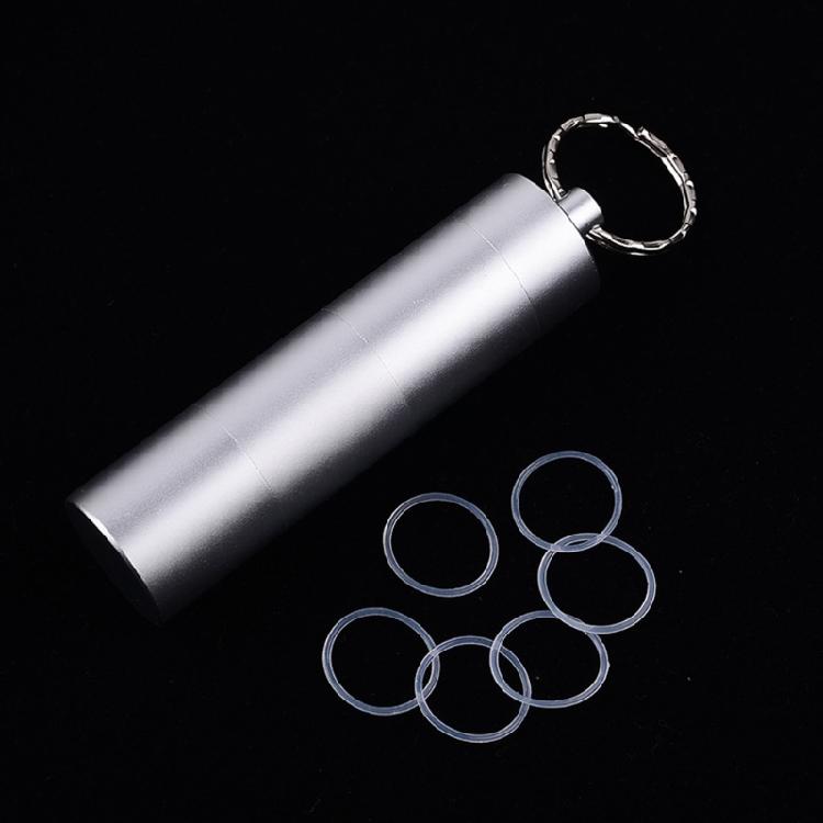 Keychains Pills Holder 3 Grids Medicine Box Case Waterproofs Container Bottles for Travel Purse Pocket Easy to Carry