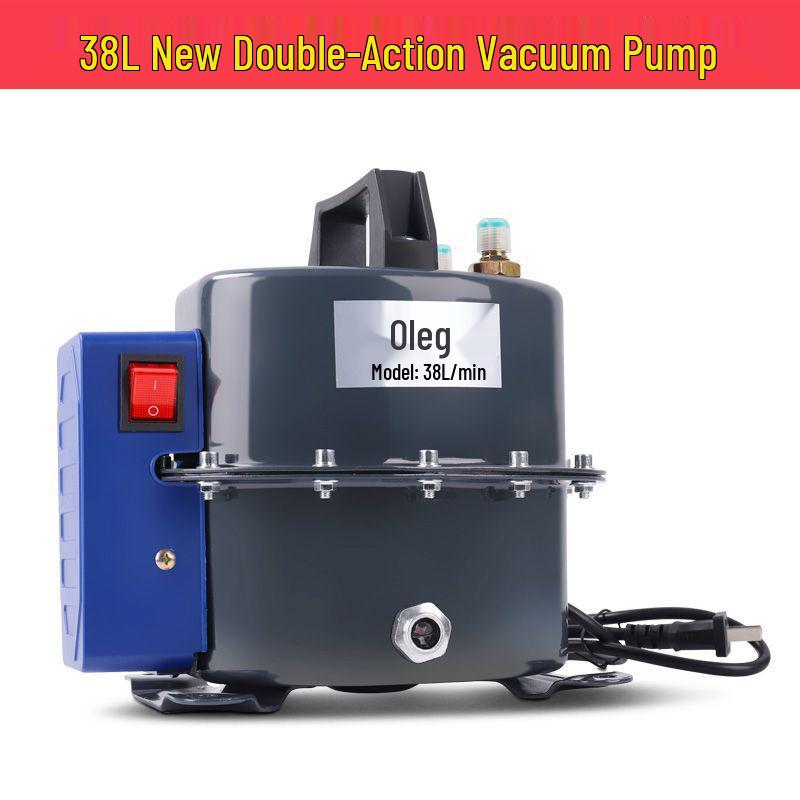 Dual-Use Automotive A/C Vacuum Pump for Evacuation, Pressurization & Leak Detection