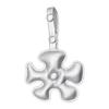 Vibrant Cartoon Style Leather Keyring Five Petal Flower Decoration Practical Key Ring Accessory Gift For Women
