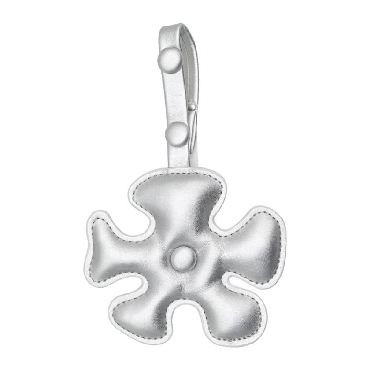 Vibrant Cartoon Style Leather Keyring Five Petal Flower Decoration Practical Key Ring Accessory Gift For Women