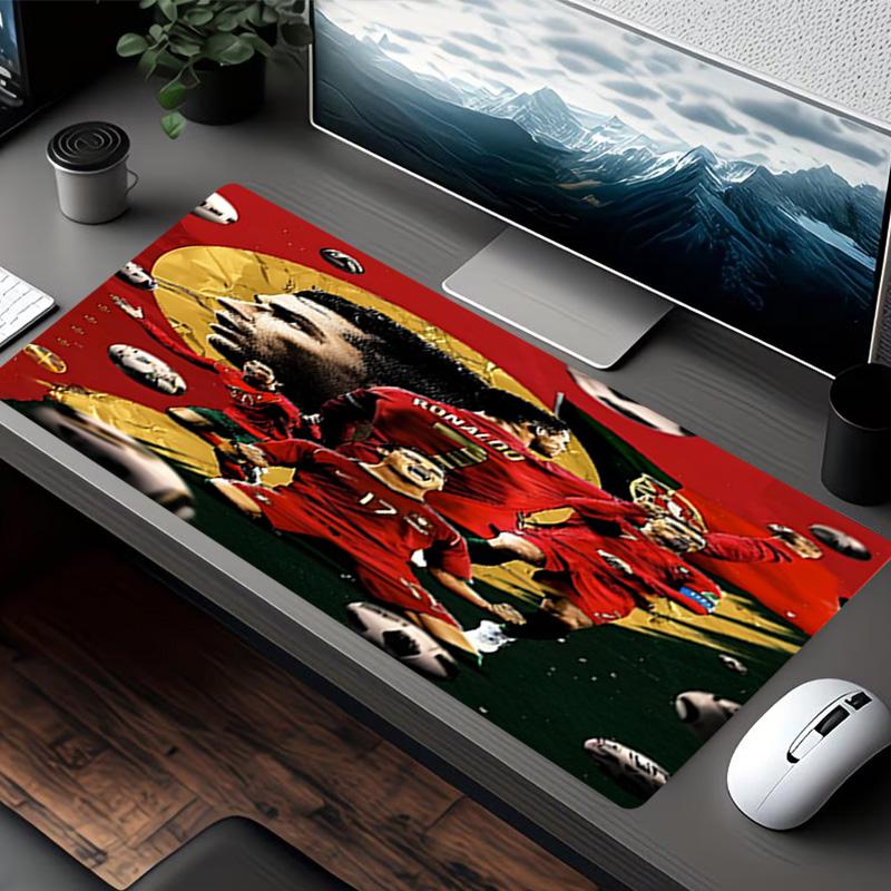 Cristiano Ronaldo Print Mouse Pad, for Keyboard Pad Laptop PC Mat for Office Home Use, Desk Decor, Perfect Birthday Gift for Gamers