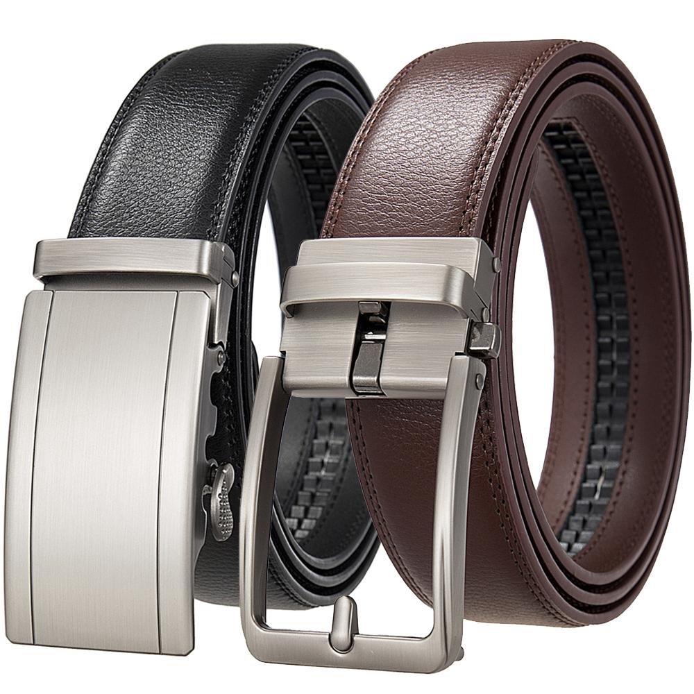 Berühmte Marke Gürtel Männlich Designer Automatikschließe Echtes Leder Herren Gürtel Luxus Gürtel für Männer 3,5cm Neu Schwarz Braun Übergröße