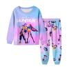 Children's Fashion Suit Skirt Round Neck Long Sleeve Top Pants