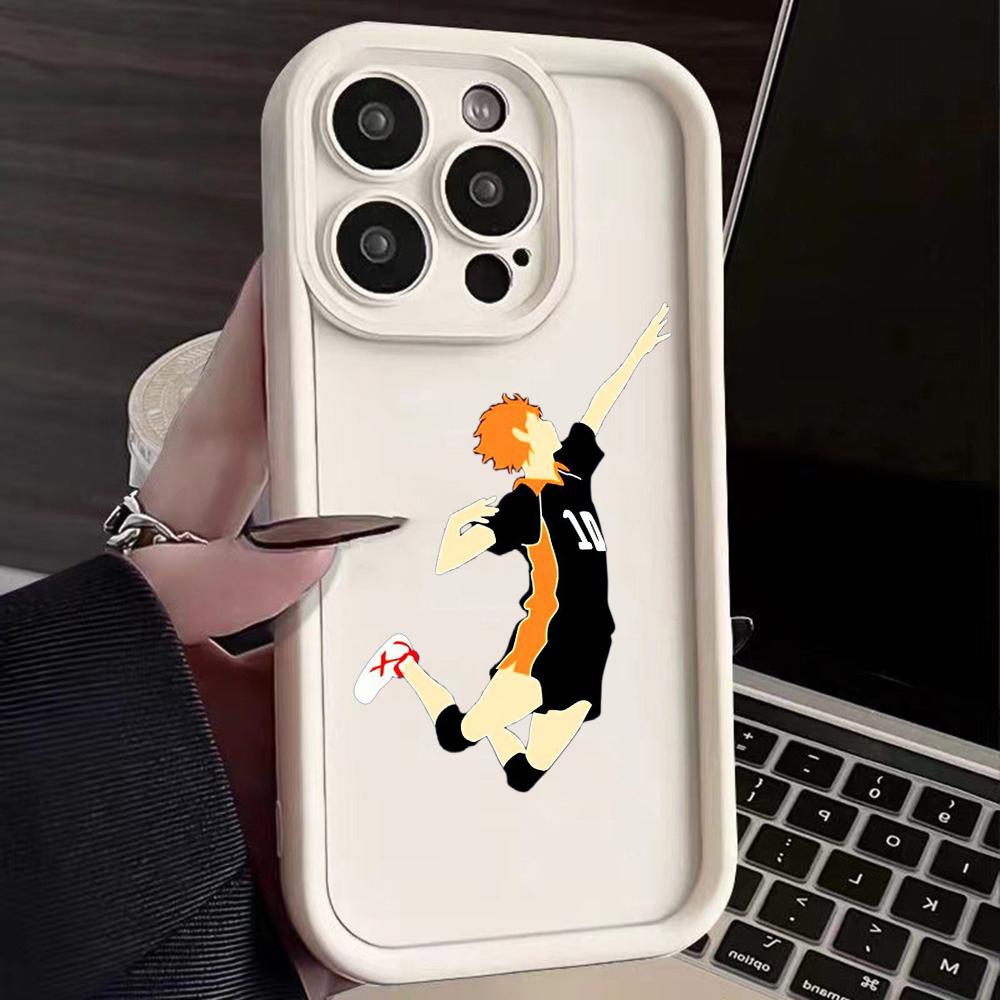 N69 Anime Haikyuu X Reader art Мягкие чехлы для телефонов с ангельскими глазками — фото 13