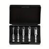 5Pcs Damaged Screw Extractor Drill Bit High Speed Steel Double Easily Take Out Side Drill Out Broken Screw Remover Bolt