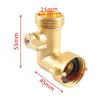 3/4GHT Ball Valves with Switches Campers Water Inlet Brass Adapter For Rapid Installation Multiple Vehicle