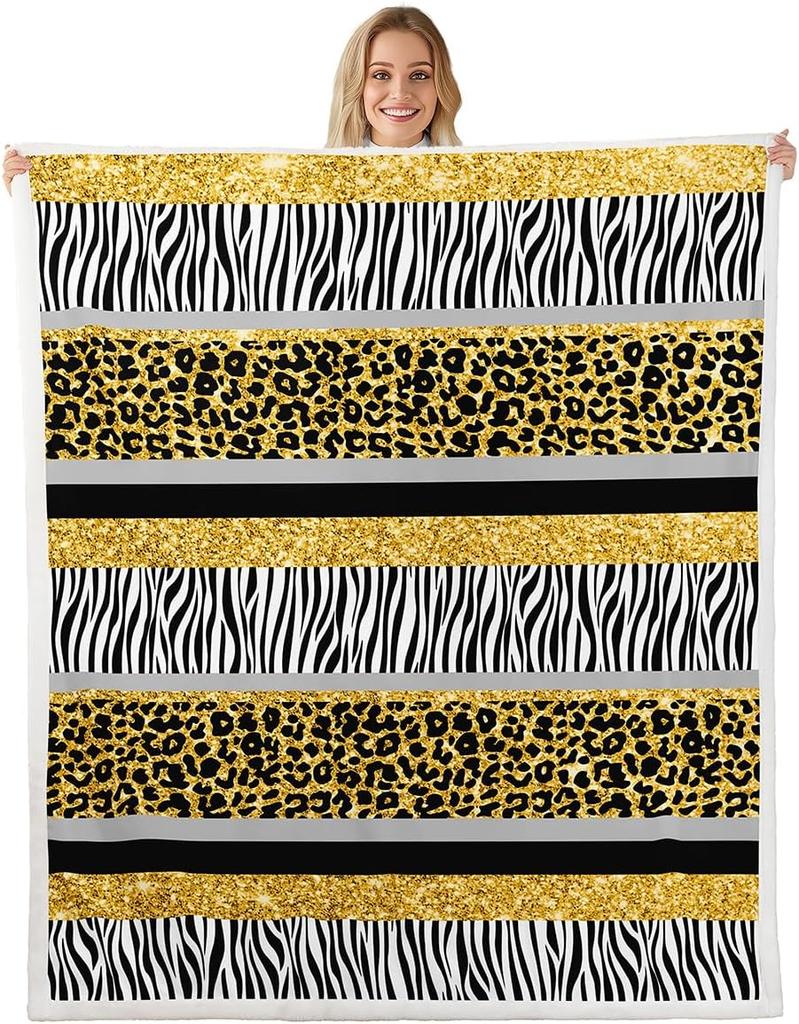 Red leopard zebra print blanket bold animal pattern soft throw modern home decor stylish bedroom bedding fashion design textile
