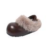 Slavic 22 winter new two wear velvet outer cotton shoes fluffy shoes Birkenstocks