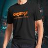 Men's and Women's T-shirts Orange Guitar Amplifier