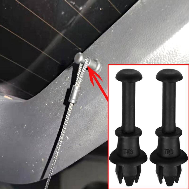 10Pcs Car Trunk Lanyard Fixing Clip Parcel Shelf String Clips Boot Trunk Tray String Hanger Pivot Hook Organizers Accessories