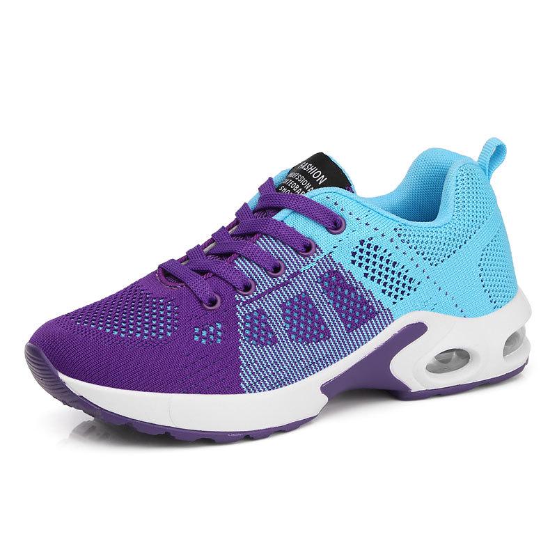 2020 Damen Frühjahr Flyknit Mesh Sneaker - Stylische, Atmungsaktive Sportschuhe mit Luftpolster für Studenten