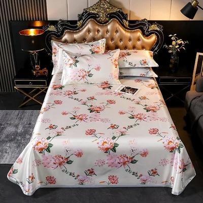 Luxe Bedlinnenset Borduurwerk Huis Beddecoratie Hoeslakenset Queen King Size Kunst Bloem Comfortabele Sprei op Het Bed