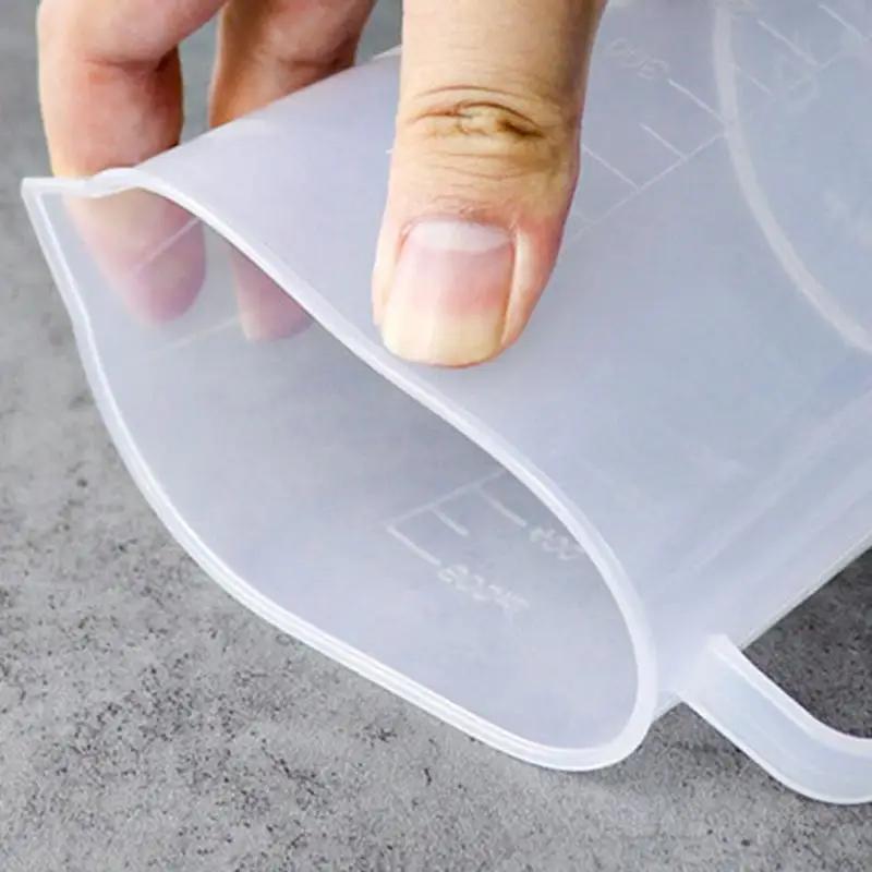 Food Grade Measuring Cup Beaker 500ml 1000ml 2000ml 3000ml 5000ml Plastic with Clear Scale for Cooking and Baking Needs 5 Sold