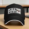 US Rap Team Public Enemy Baseballkappe Tennis Skate Verstellbare Trucker-Kappe Streetwear Baseballkappen