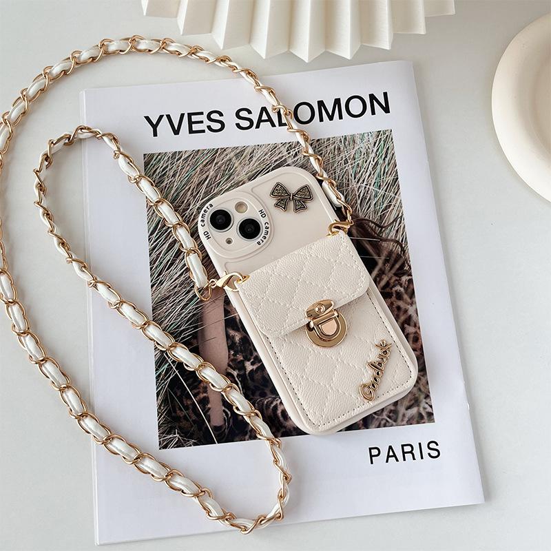 

Для iPhone16promax Захисний гаманець Чохол для мобільного телефону для Apple 14 Тримач для карток 15 Протиударний 13 Повністю захисний Плюс Жіночий For iPhone 17Promax