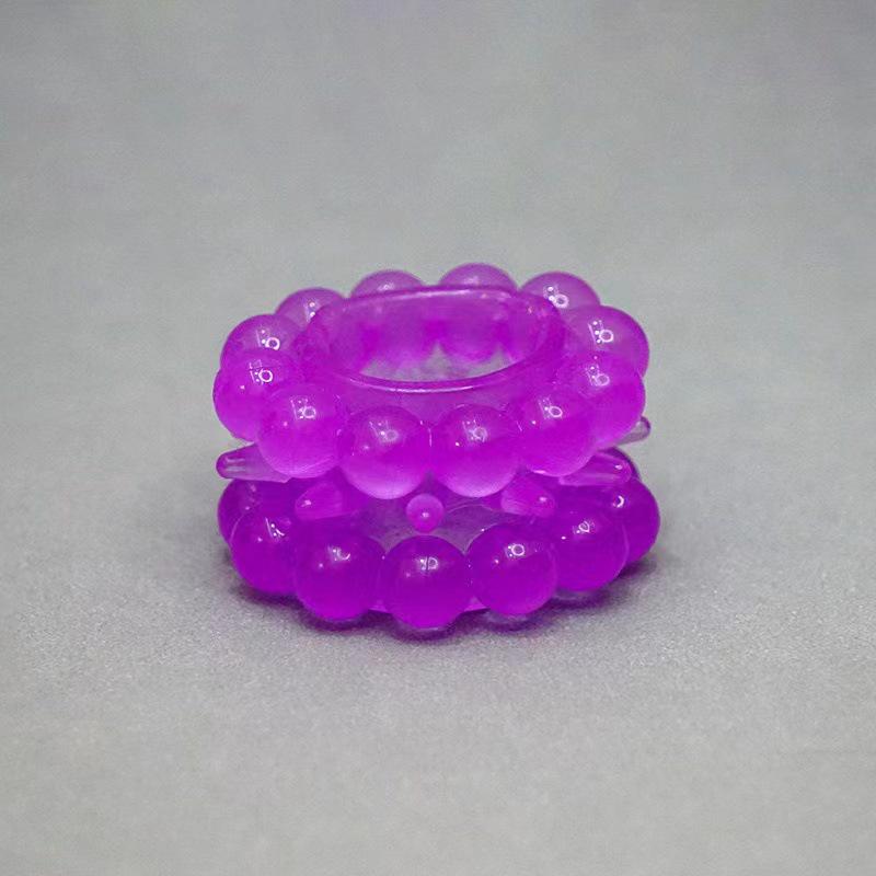 Silicone Sheep Eye Ponytail Cock Ring Hair Tie