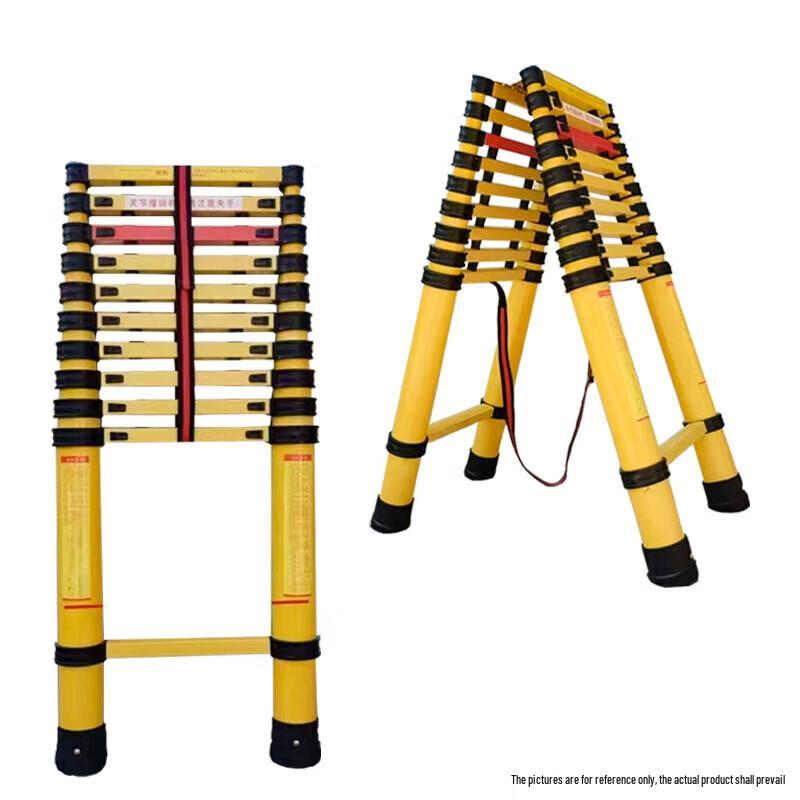 Insulated Fiberglass Telescopic Ladder