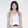 [rossmoor] Long Simple Scarf_pink Ivory