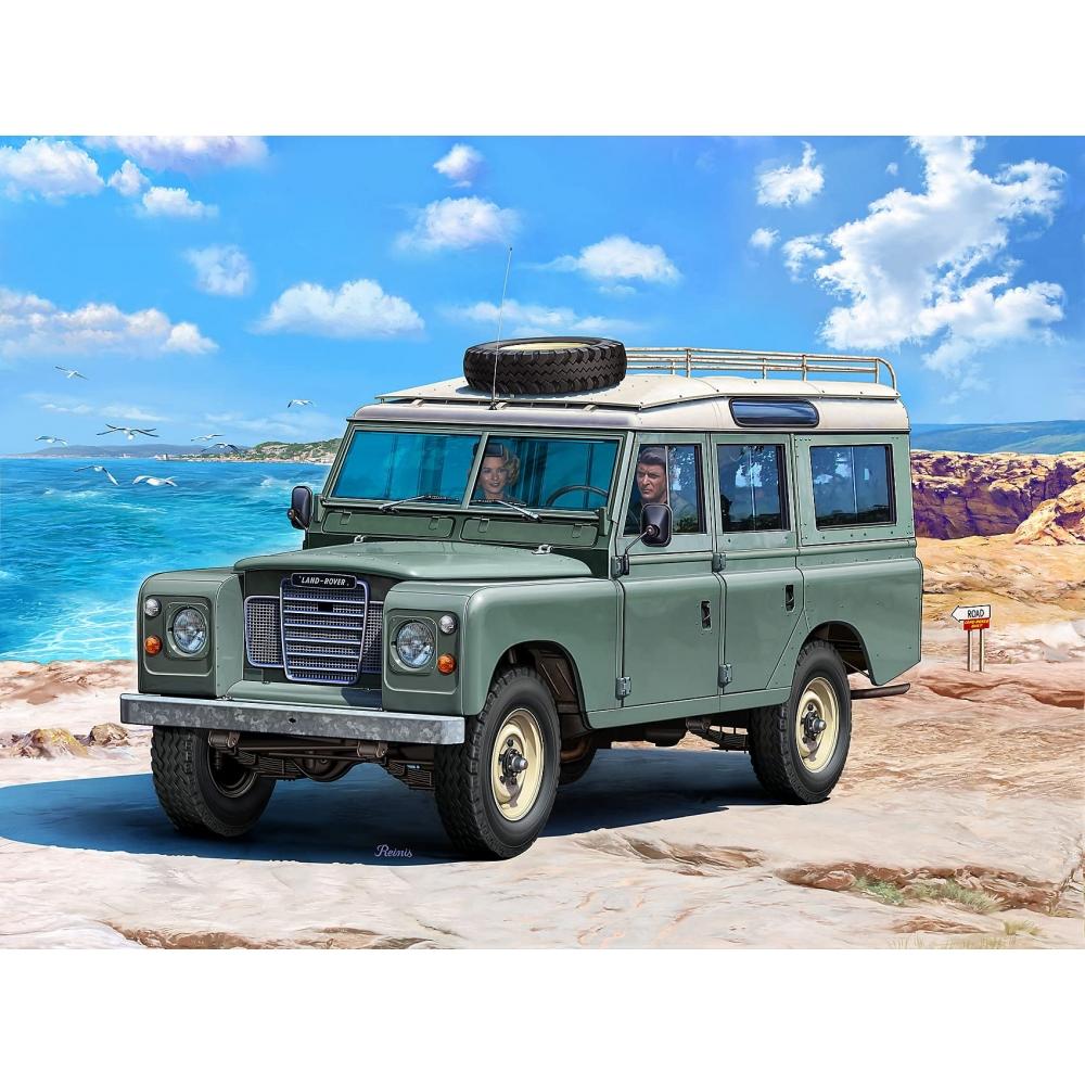Německý model Land Rover Series III z plastu Level 124 07047
