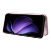 For Oppo Reno13 F 5G Case Carbon Fiber Texture Drop-Proof PU Leather Phone Cover