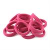 Solid Colors Seamless No Crease 4cm Hair Tie Elastic Nylon Ponytail Holders Fabric Hair Ropes Accessories for Toddlers Women