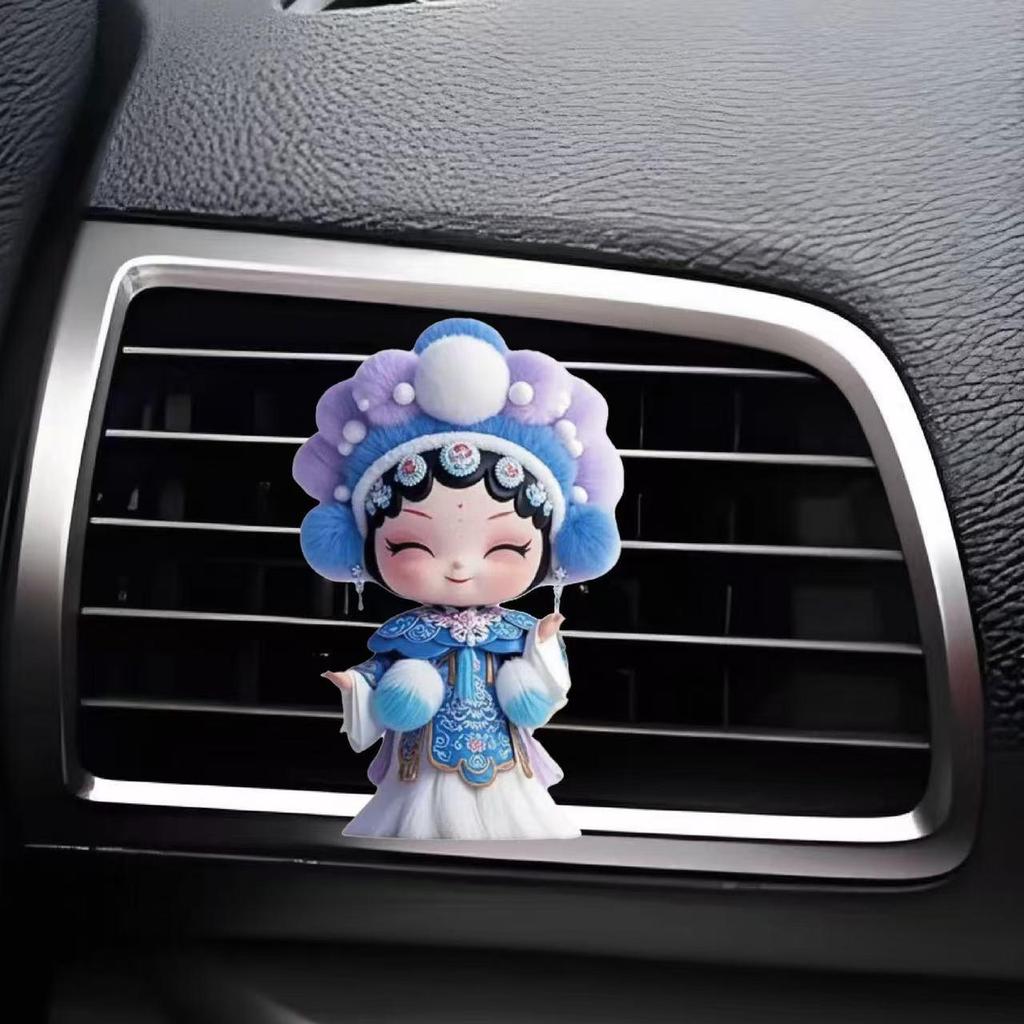 Cross-Border Acrylic Car Air Vent Clip: Fairy Card Slot Aromatherapy Perfume Kit