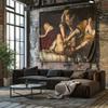 Tapeçaria Renascentista Pendurada na Parede Arte Medieval Decoração História da Roma Antiga Decoração para Casa Estética de Quarto Presente Tapeçaria