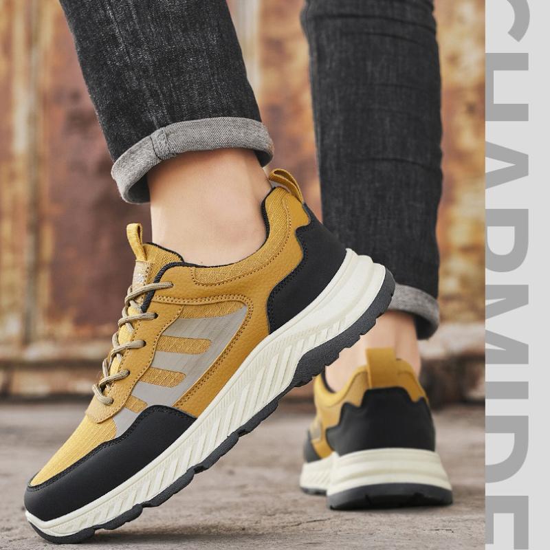 2025 Outdoor Breathable Running Shoes Fashion Lace-up Men's Casual Sneakers Lightweight Non-slip Height-increasing Platform Shoe