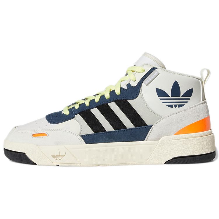 Adidas Originals Post Up Non-Slip Durable Mid-Top Skate Shoes Unisex Skate Shoes Gray Blue H00173