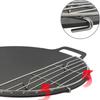 Practical Barbecue Grilling Surfaces Property Safe Food Contact Outdoor Cooking Solution Metal Texture for Outdoor