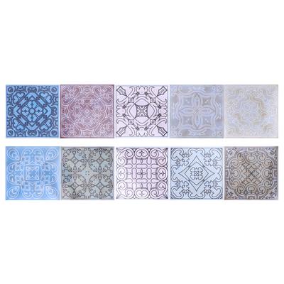 10PCS Pegatinas para Azulejos Impermeables a Prueba de Aceite Autoadhesivas Calcomanía Adhesiva para Pared Decoración de Cocina