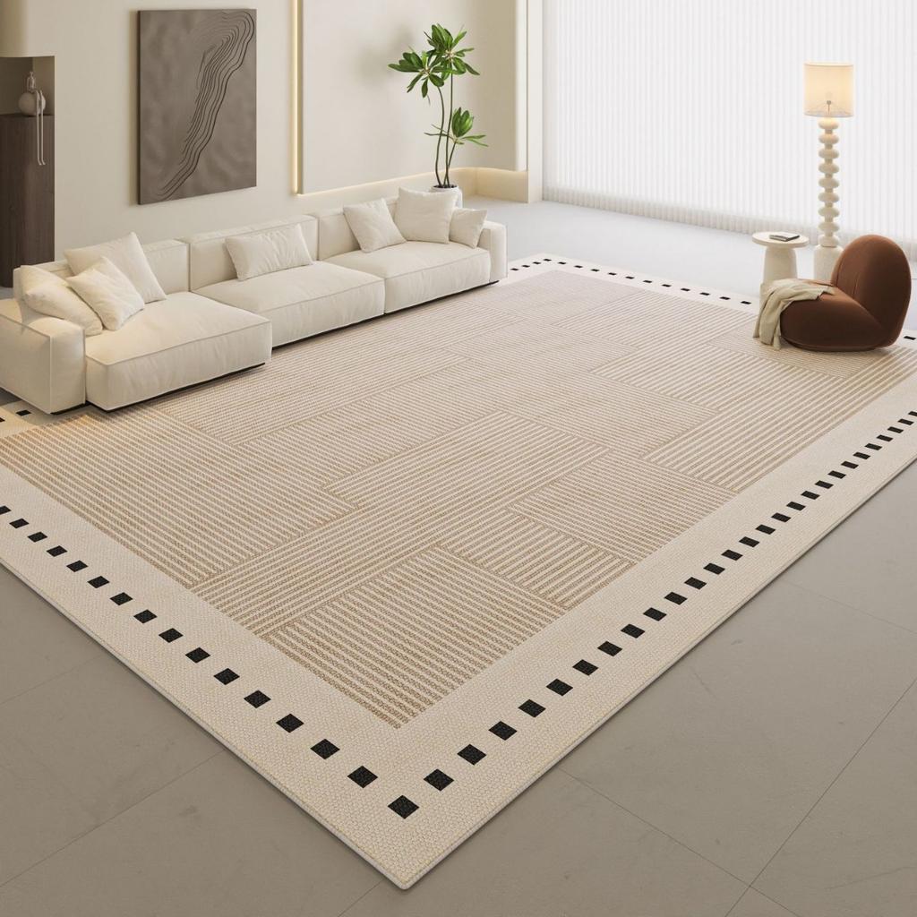 Carpet Living Room French Antique Style Leave-In Washable Environmentally Friendly Waterproof And Anti-Fouling Sand Bedroom Floor Mat Premium Carpet