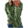 2025 Autumn and Winter New Women's Sweatshirt Loose Oversized Long-Sleeved T-Shirt Printed Tops for Woman