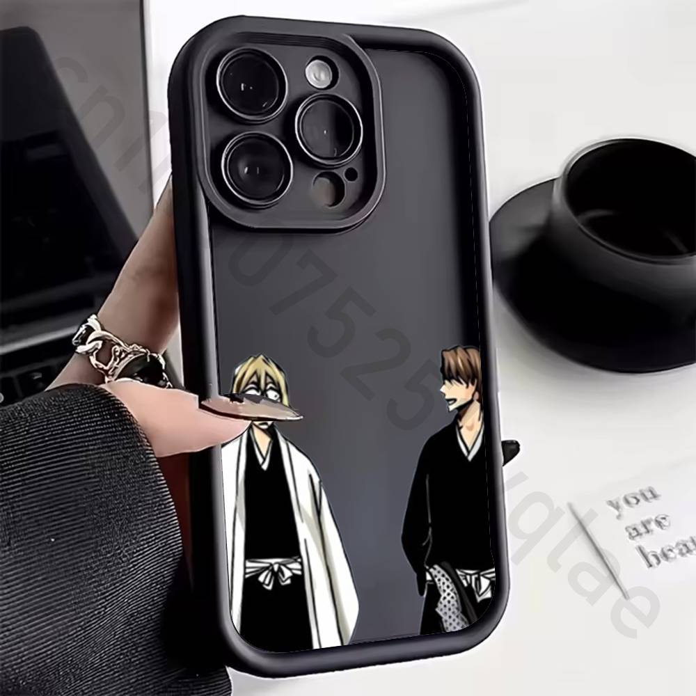 Anime A-Aizen S-Sousuke Silicone Case For iPhone 13 11 15 17 12 14 16 Pro Max 17 Air Plus SE Shockproof Soft Protective Cover