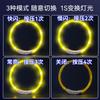 Night luminous collar charging dog neck ring comfortable adjustable luminous anti-bite walking dog collar pet dog neck ring