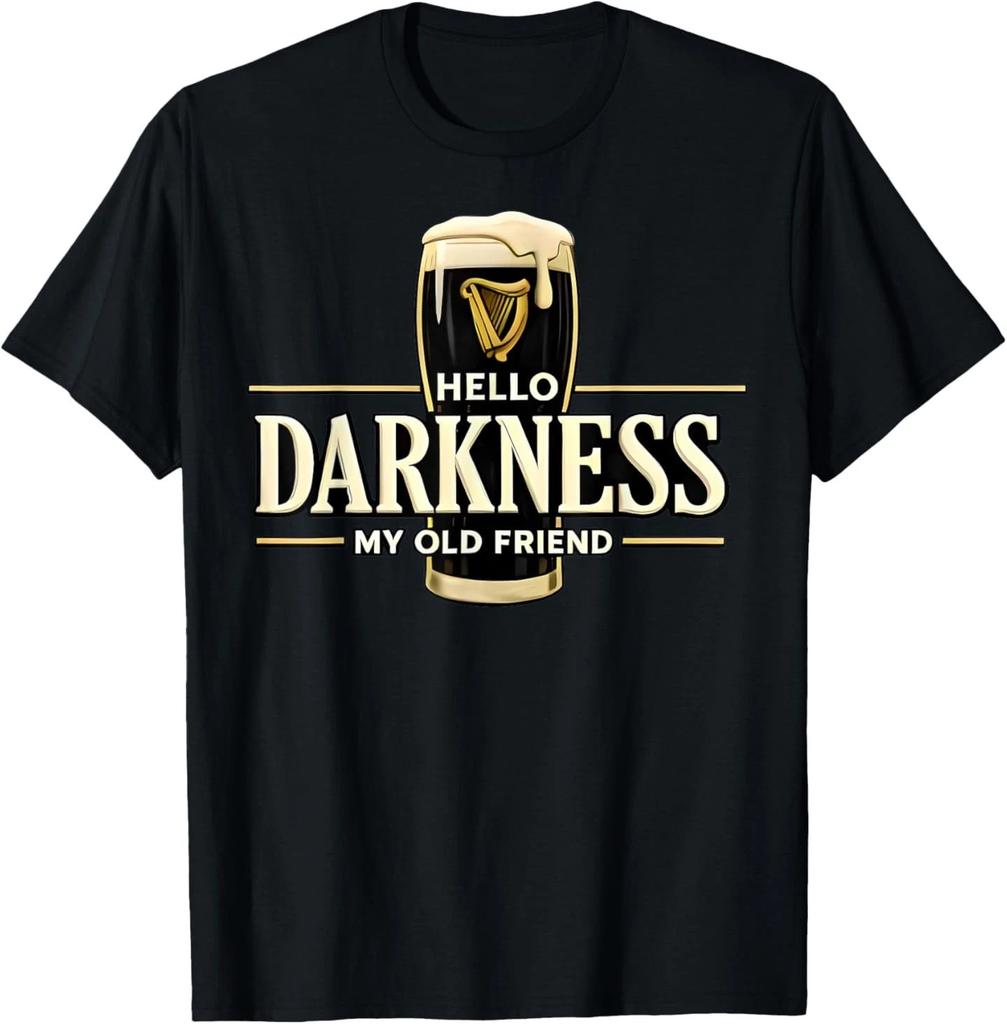 Hello Darkness My Old Friend Irish Beer St. Patrick's Day T-Shirt