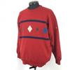 Pringle of Scotland Wool Argyle Sweater [Men S/Red] Knitted Top(USED)