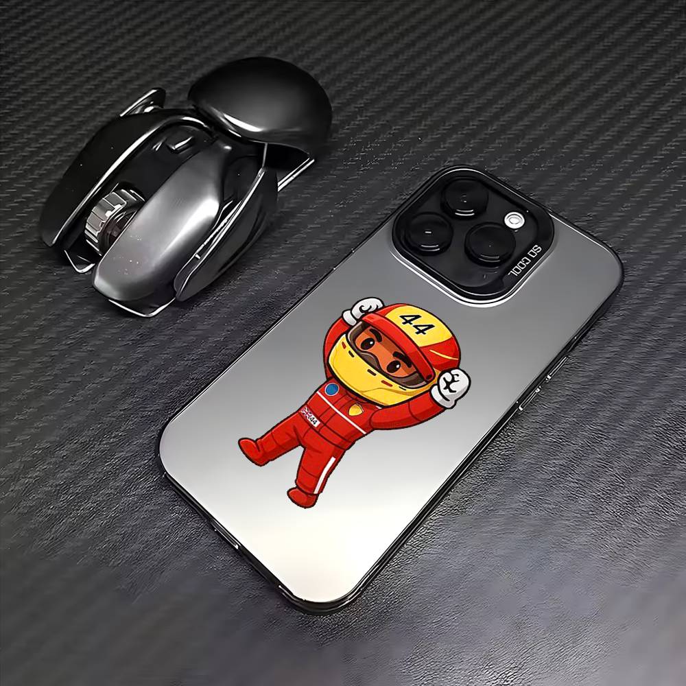 

Чехол для телефона L-Lewis H-Hamilton Для iPhone 17, 16,15,14,13,12,11 Plus,Pro Max, Цветной Серебристый Funda Чехол iPhone16se4