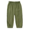 Children's Baby Girls Boys Summer Linen Trousers Bloomers Cotton Long Trousers Casual Harem Pants