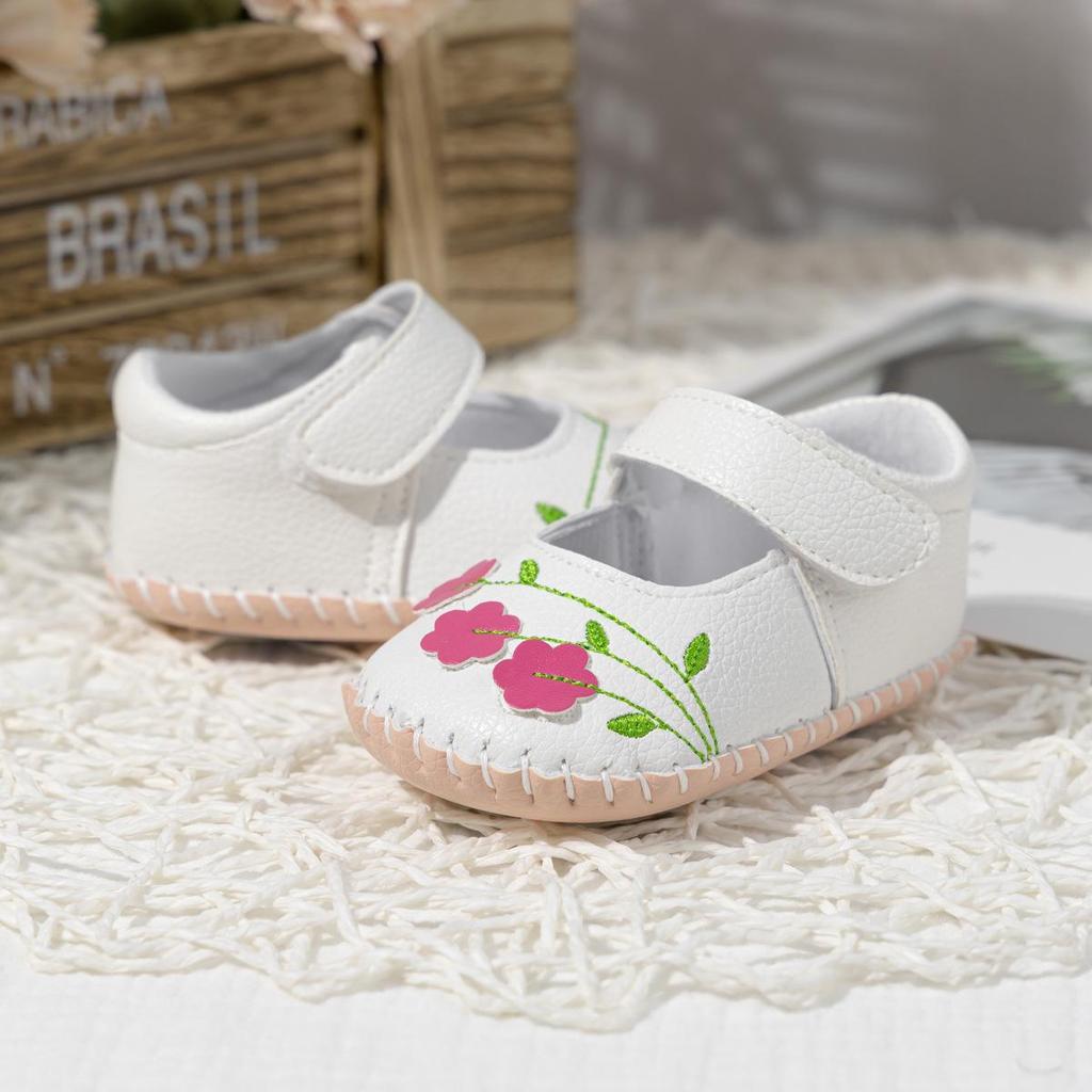 Baby Girl Soft Sole Non-Slip Casual Shoes, 0-1 Year, Cute Toddler Footwear