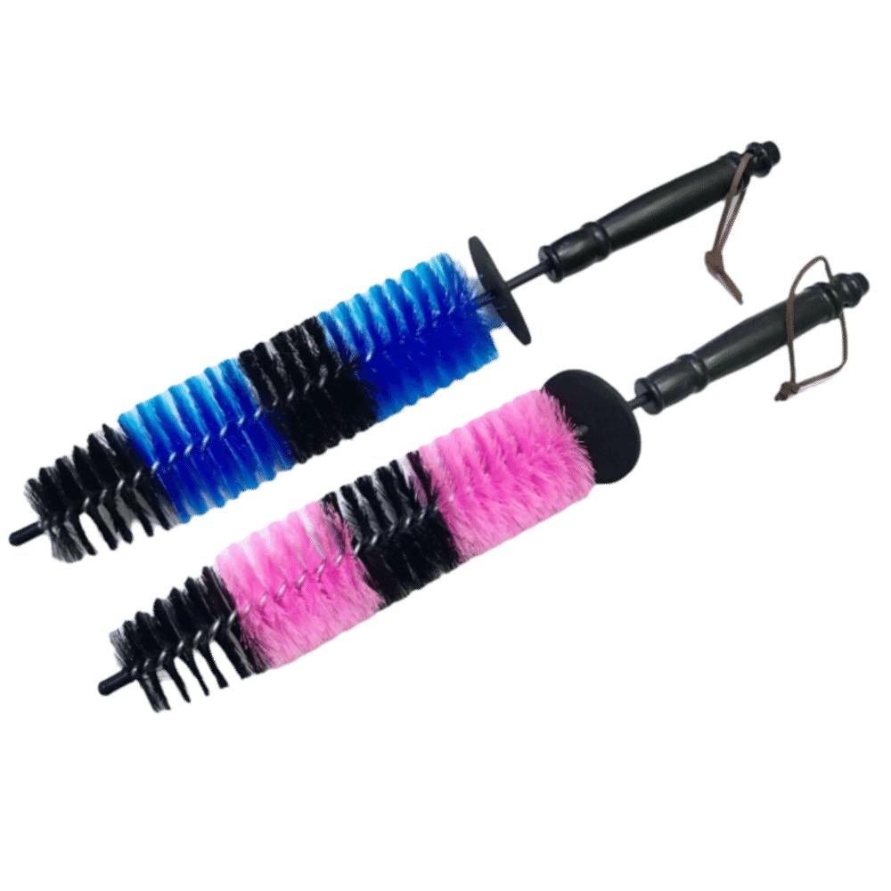 Detailing Design Auto Wheel Cleaning Brush Long Handle Rim Tire Detailing Brush Engine Cleaning