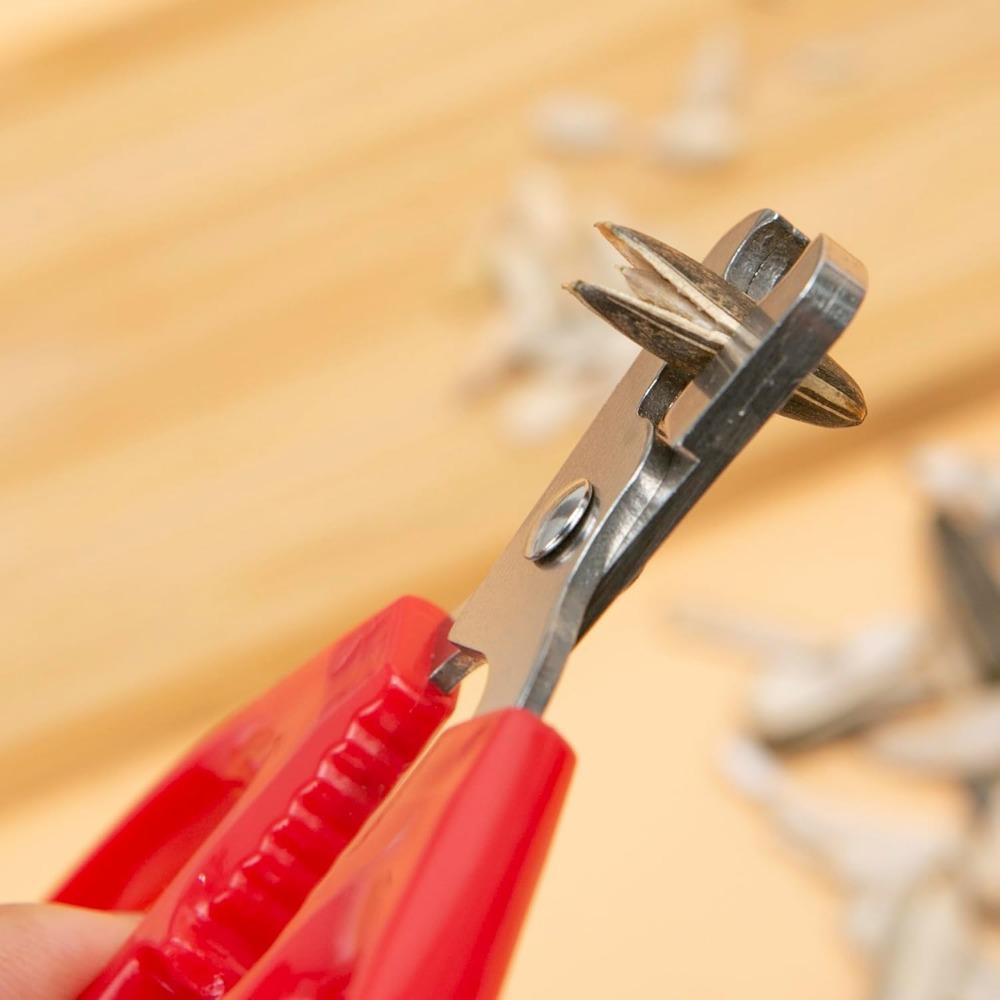 3ks Louskáček na ořechy, Kovový louskáček na skořápky s rukojetí, Domácí kuchyňský loupací nástroj Otvírák Kleště