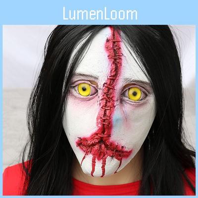 Halloween horror rekwisieten, spookhuis, escape room, NPC, latex masker voor volwassenen