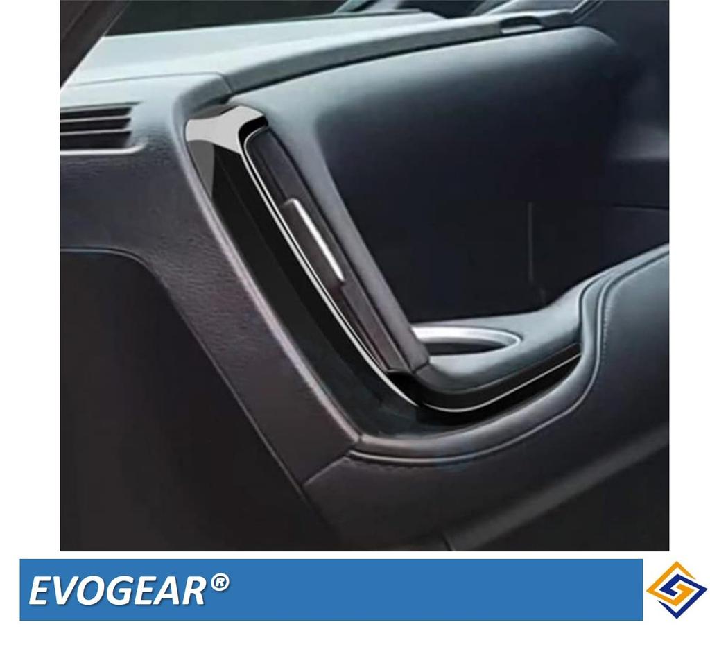EVOGEAR Aftermarket Abdeckung für Seitenkanal-Panel des Klimaanlagen-Lüftungsschlitzes (Klavier schwarz) für Toyota New Voxy/Noah Serie 90 (Ab Januar 2022)